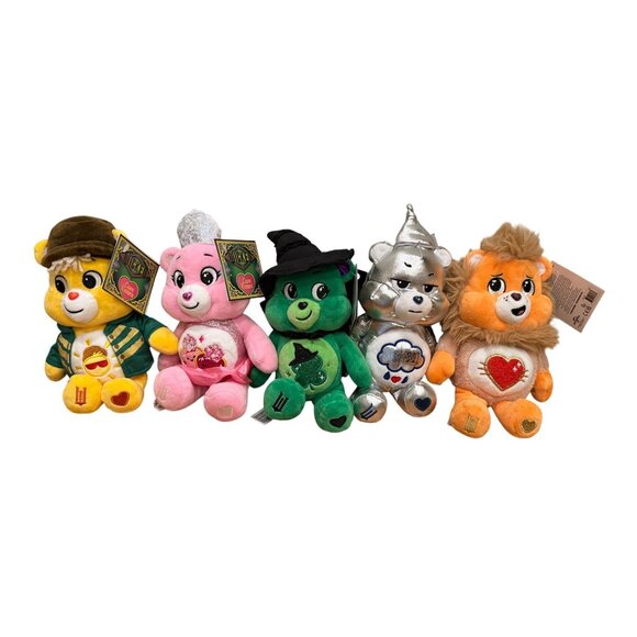 Care Bears x Wicked Complete 7-PiecePlush Set - NWT - Glinda, Elphaba & friends - Picture 2 of 9